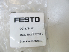 FESTO Steckverbinder Steckverschraubung verschraubung CQ-1/2-12 fitting