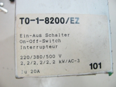 KLöCKNER-MOELLER Motorschutzschalter Schutzschalter Schalter T0-1-8200/EZ