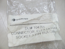 DOMINO 3 Pin Connector Flex Mount Socket Steckverbinder 104161