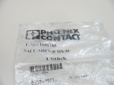 PHOENIX CONTACT Steckverbinder Stecker Verbinder SACC-M 8FS 4CON M 1681185