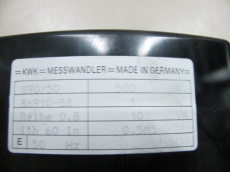 KWK S90 50 500A 1A 10VA 0,5N5 Trafo Messwandler Mess Wandler 86910-88