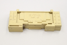 E-T-A ETA Typ 17 250V Relais Reihenklemme Stecksockel TYP17