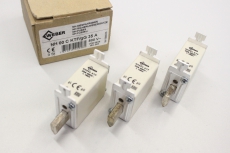 3x WEBER NH00C 35A 500V NH Sicherungseinsatz 7611919010481