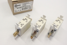 3x WEBER NH000 25A 500V NH Sicherungseinsatz NH000KTF