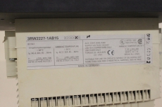 SIEMENS SIKOSTART 33RW22 3RW2227-1AB15 E.Stand 10 Sanftstarter Soft Start 3RW22