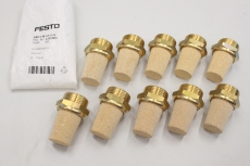 10x FESTO AMTE-M-LH-G34 0-10bar 12400 l/min G3/4 Schalldämpfer 1205864