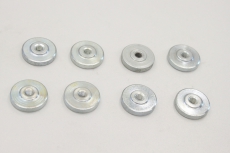 8x Rändelmuttern  Ersatzteil Offset Printing 16690M6