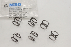 6x MBO 205681010 Druckfeder Einstellen Faltrollen Ersatzteil 205681010 