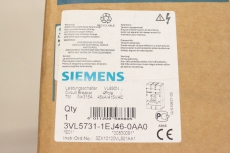 SIEMENS 3VL5731-1EJ46-0AA0 315A 415V 4P Leistungsschalter 