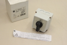 GENERAL ELECTRIC  492/105013-700 1-0-2 690V 20A Schalter Hauptschalter OVP