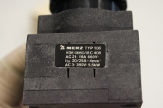 MERZ Merz 106 5,5kW 380V  0-I Nockenschalter Drehschalter 092/106006/100 OVP