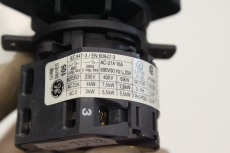 GENERAL ELECTRIC 492/105016-100 1-0-2 20A 690V Nockenschalter Drehschalter OVP