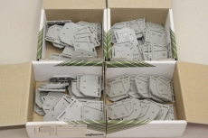 98x WAGO 281 301 3mm Abschlussklemme Zwischenplatte 281-301 