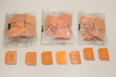 82x WAGO 284 302 2,5mm Abschlussklemme Zwischenplatte 284-302 