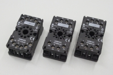 3x OMRON PF113A-D PF113A D 10A 300VAC Relaissockel 