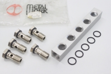 METAL WORK 0222000500 5x 1/4 Verteilerblock Leiste 0222000500 OVP