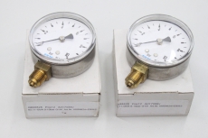 2x RX - ERIKS 63mm/0-10bar/ON 1/4 Manometer AB48828