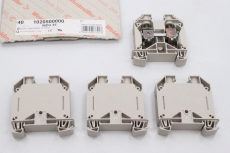 4x WEIDMüLLER WDU 35 125A 35mm² Durchgangs-Reihenklemme 