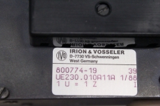 IVO IRION & VOSSELER UE230.010A11A  Anzeige Zähler Mechanisch 800774-19 OVP