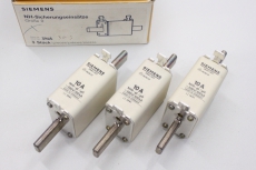 3x SIEMENS 3NA3 003 10A 500V NH0 NH Sicherungseinsatz 3NA3003 