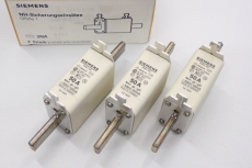 3x SIEMENS 3NA3 120 50A 500V NH1 NH Sicherungseinsatz 3NA3120 