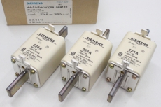 3x SIEMENS 3NA3 142 224A 500V NH1 NH Sicherungseinsatz 3NA3142 