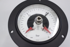 HAENNI  -1 - 0,6 bar Einbaumanomter Manometer Schaltmanometer 7350203