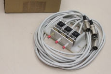  KOK004-25B D25-791224 3 XLR-Steckern Sensor Kabel Lichtwellenleiter LWL 