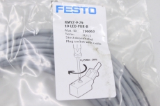  FESTO Sensor Kabel  KMYZ-9-24-10-LED-PUR-B 196063 OVP
