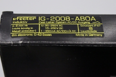 EFECTOR IG-2008-ABOA 8mm 20-250V 350mA Näherungsschalter induktiv 