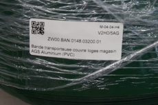 150 mm AGS Aluminium PVC Transportband V2H0/5AG