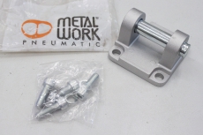 METAL WORK W0950632003 Typ B 63mm Zylinder Schwenkflansch Gabelbefestigung OVP