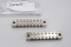 2x FARNELL 8 WEB Fingerschutz 2 Reihen 8 Polig 8,6mm Reihenklemme  7257260