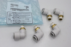 5x SMC Elbow male KQ2L12-02S 12mm 1/4 Steckverbinder KQA40 OVP