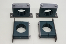 4x Rohr Hose Halterung 41mm KF Klammer Clamp Vacuum Vakuum 