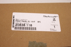 4x SCHROFF front panel 3U 14HP Gehäuse  20838118 OVP