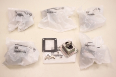 6x HARTING Han 2Mod Wanddurchführung Gehäuse Stecker 09140009928