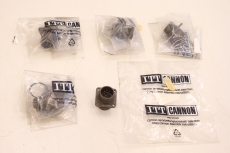 5x ITT CANNON TBF14S-6PS 9204 Cannon-G Industrial Stecker Connector Plug  OVP