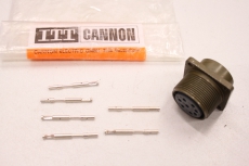 ITT CANNON CA3102E20-7S-F80 Industrial Stecker Connector Plug CA3102E207SF80 OVP