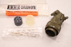 ITT CANNON MS3106E20-7P-F80 Industrial Stecker Connector Plug MS3106E207PF80 OVP