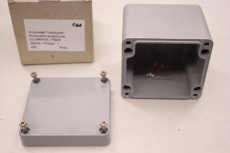 75x80x75,5 IP66 Grau 02.08080 Universalgehäuse Gehäuse Polyster IP66  OVP