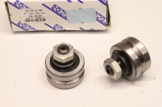 2x HEPCO SJ-34-E-NS Laufrolle Bearing Wheel SJ34ENS OVP