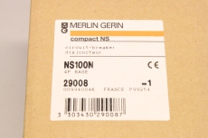 MERLIN GERIN NS100N NS100 N 29008 750V Compact Breaker Leistungsschalter  OVP