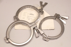 3x N100 M588 Heavy Duty Clamp Schelle Kettenklemme Vacuum Vakuum 588-01-006-M 