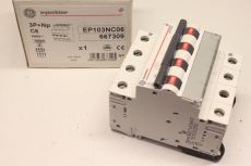 GE VYNCKIER EP103NC06 3P+Np C6 400V Leistungsschalter 5413656673095 OVP