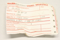 SULZER BURCKHARDT 2K80 2P  3-636.8843 Saugventil Ventil Plate Valve 2K80-2P