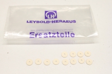 12x LEYBOLD HERAEUS 10mm Keramikscheiben 22602101 OVP