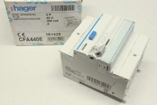 HAGER 161425 CFA440E 4P 40A 300mA Fehlerstromschutzschalter 3250611614258 OVP