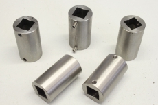 5x 50mm 15x15mm 28mm Buchse Zylinderhülse Motorflansch Motor Antrieb Querbuchse 