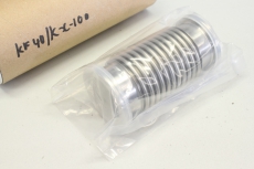 KF40  105mm flexibel flexible Pipe  KF Flange Flansch Vacuum Vakuum KF 40 OVP